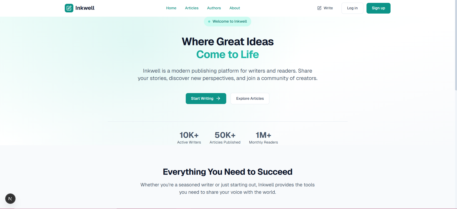 G-spot Blog-app - A collaborative Blog application with real-time updates, and team collaboration ... Built with Next.js, Node.js, Prisma