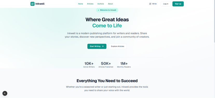 G-spot Blog-app - A collaborative Blog application with real-time updates, and team collaboration ... Built with Next.js, Node.js, Prisma